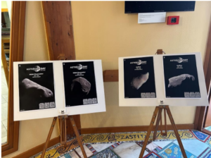Cartazes exibidos no evento Asteroid Day organizado por Astronomsko Društvo Polaris em Tuzla, Bósnia e Herzegovina - Fonte: asteroidday.org